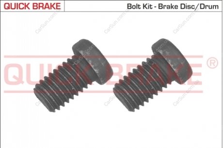 Болт, диск тормозного механизма QUICK BRAKE 11668K (фото 1)