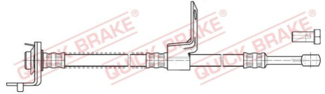 Гальмівний шланг QUICK BRAKE 50.856X (фото 1)