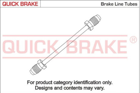 PRZEWУD HAMULC. MIEDЏ QUICK BRAKE CN-0100B5-E