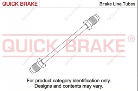 Гальмівний трубопровід QUICK BRAKE CU-0160B5-A (фото 1)