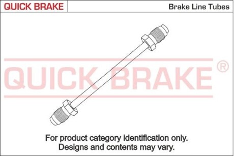 PRZEWOD HAMULC SZTYWNY MIEDZIANY SZT QUICK BRAKE CU0830AE