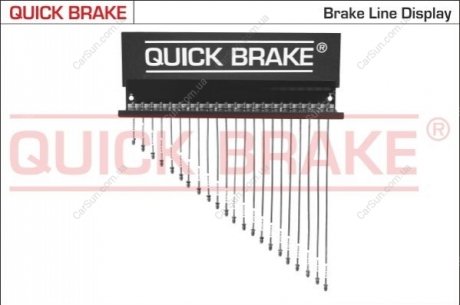 Стенд для трубок гальмівних з фітингами QUICK BRAKE D115 CU (фото 1)