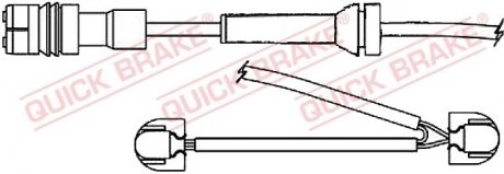 Гальмівні аксесуари QUICK BRAKE WS0350A (фото 1)