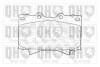 Колодки тормозные (передние) Toyota Land Cruiser 100 98-07/Prado 02-10/Lexus LX 98-08 QUINTON HAZELL BP1194 (фото 1)