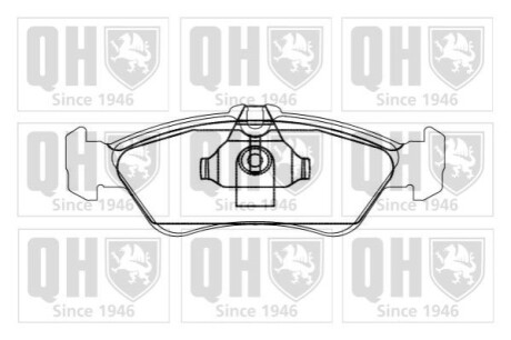 Колодки дискового тормоза QUINTON HAZELL BP869