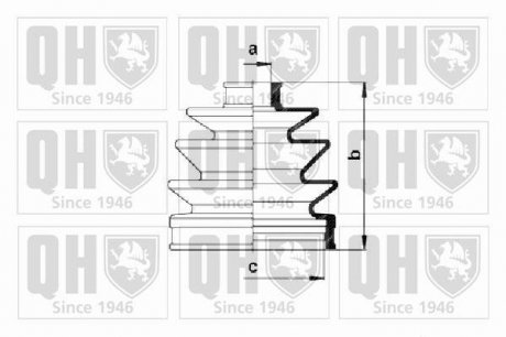 Пыльник шруса QUINTON HAZELL QJB247