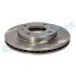 TARCZA HAM. VOLVO S40,V40 96-, MITSUBISHI CARISMA 95- 256X24 PRZУD Rap RD0888 (фото 2)