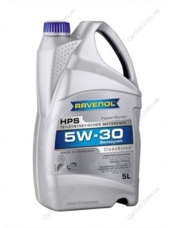 Моторное масло HPS 5W-30 5л - RAVENOL 1111117-005