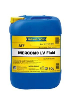 OLEJ MERCON LV FLUID 10L SYNT. RAVENOL 1211137-010-01-999