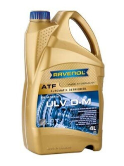 OLEJ ATF ULV D-M 4L / AC DELCO 10-4107 / DEXRONR ULV AB/FROM 2017 GM 10L90 / FORD WSS-M2C949-A, GM 19352619 RAVENOL 1212108-004-01-999