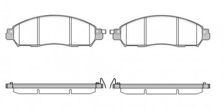 Колодки гальмівні дискові REMSA 1612.04
