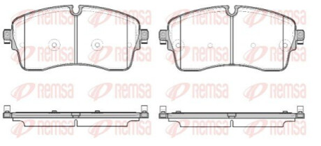 Тормозные колодки REMSA 1815 00