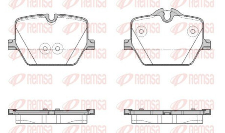 Колодки гальмівні (задні) BMW 3 (G20/G21) 18- REMSA 187500