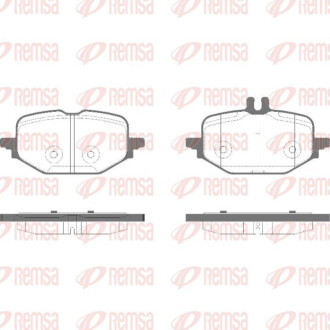 Колодки гальмівні задні W206, S206 REMSA 197200