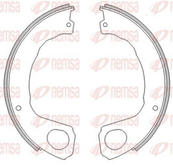 Щоки гальмівні задні FORWARD F 06- REMSA 445300