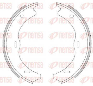 Колодки гальмівні барабанні W221 REMSA 446900