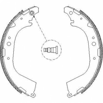 Колодки дискового тормоза REMSA 4650 01