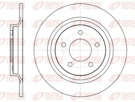 Тормозной диск REMSA 61113.00