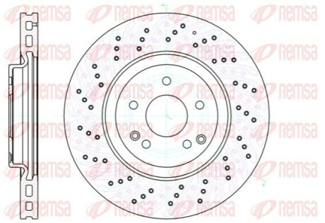Диск гальмівний REMSA 61138.10