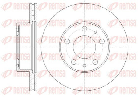 ТОРМОЗНОЙ ДИСК REMSA 61351 10