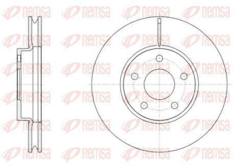 Диск гальмівний REMSA 62533.10