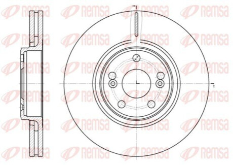 Тормозной диск REMSA 6694.10
