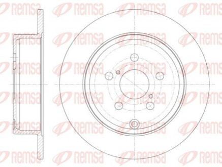 Тормозной диск REMSA 6700.00