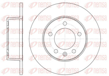 Диск гальмівний REMSA 6735.00