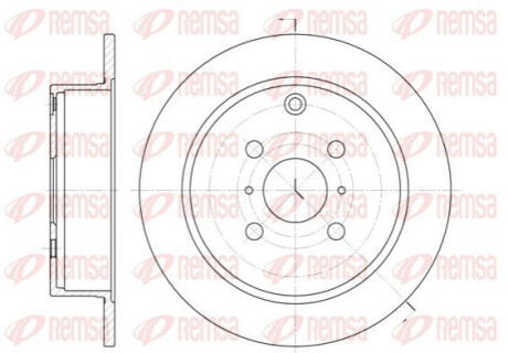 Тормозной диск REMSA 6805.00