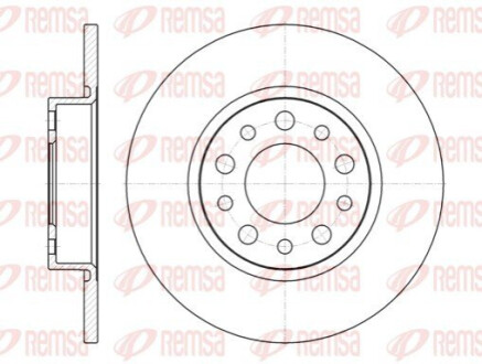Тормозной диск REMSA 696700