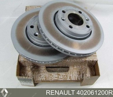 Тормозные диски - RENAULT 402061200R (фото 1)