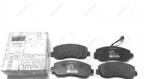 Колодки дискового тормоза RENAULT 410604386R (фото 1)
