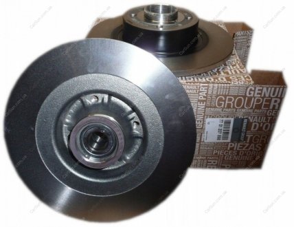 Гальмівний диск зад. Reanult Scenic II/Megane II 03- (270x10) (+ABS) (к-кт 2шт.) RENAULT 432004943R (фото 1)