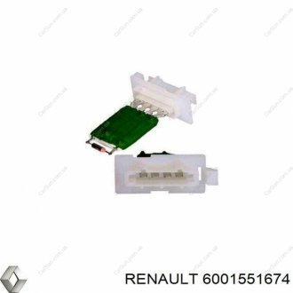 Резистор обогріву RENAULT 6001551674