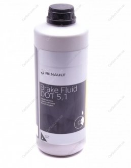 Тормозная жидкость Brake Fluid DOT5.1 500ml RENAULT 7711575552 (фото 1)