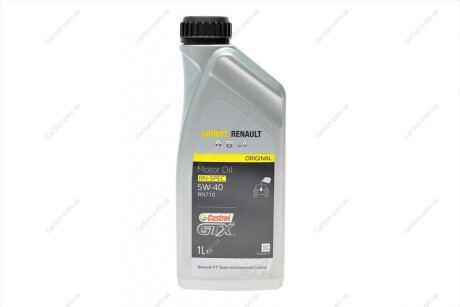 Олива моторна Castrol GTX RN 0710 5W-40, 1л RENAULT 7711658110