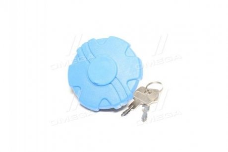 Пластиковая Синяя крышка бака RVI 60 мм (с ключом) - (969016 / 8905509SX / 8905507SX) RIDER RD19-65-233