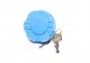 Пластиковая синяя крышка бака DAF, MAN, MB 40 мм (с ключом) - (UNIAB002 / A0004702705002 / A0004702705) RIDER RD19-65-235 (фото 1)