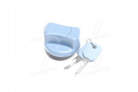 Пластиковая синяя крышка бака DAF, MAN, MB 40 мм (без ключа)) - (UNIAB002 / A0004702705002 / A0004702705) RIDER RD19-65-241