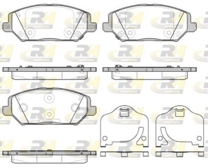 Гальмівні колодки дискові ROADHOUSE 21783.02