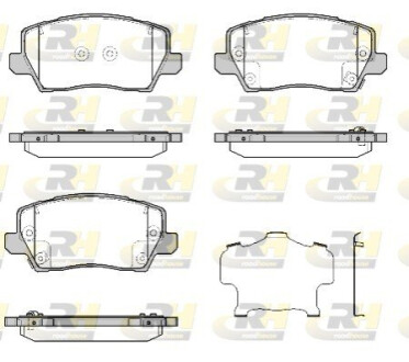 Гальмівні колодки дискові ROADHOUSE 21803.02