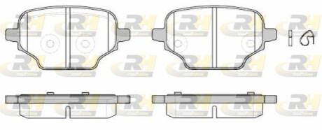 Гальмівні колодки дискові ROADHOUSE 21837.00