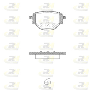 KLOCKI HAMULCOWE OPEL CORSA F 07/19-> / OPEL CORSA F HATCHBACK VAN 07/19-> / PEUGEOT 2008 II SZT ROADHOUSE 2190500