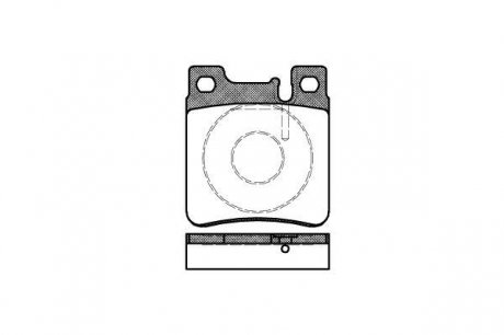 Гальмівні колодки дискові ROADHOUSE 240700 (фото 1)