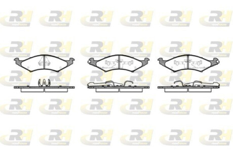 Гальмівні колодки дискові ROADHOUSE 252700