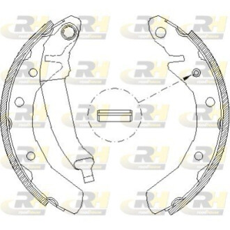 Тормозные колодки - (96268686) ROADHOUSE 4086.00