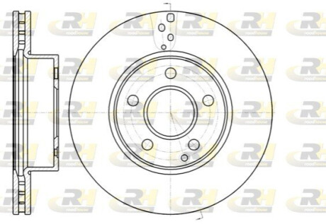 Гальмівний диск ROADHOUSE 61066.10