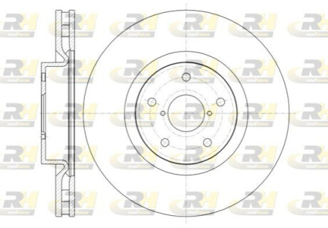 Гальмівний диск ROADHOUSE 61342.10 (фото 1)
