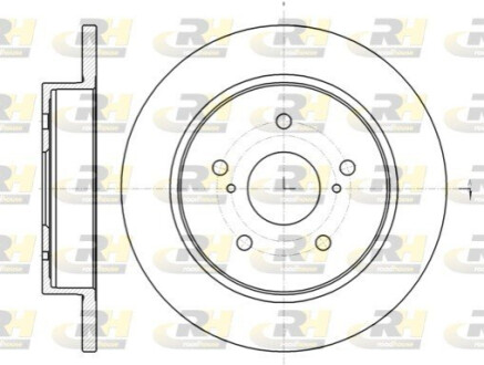 Тормозной диск ROADHOUSE 61480.00