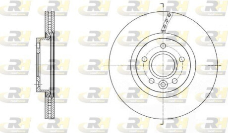 Диск тормозной - ROADHOUSE 6158910